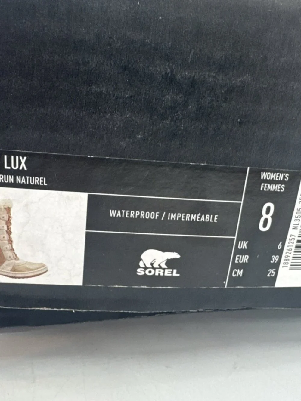 Sorel Tofino II Luxe Natural Tan Boots Womens 8 Winter Faux Fur Snow Ski NEW